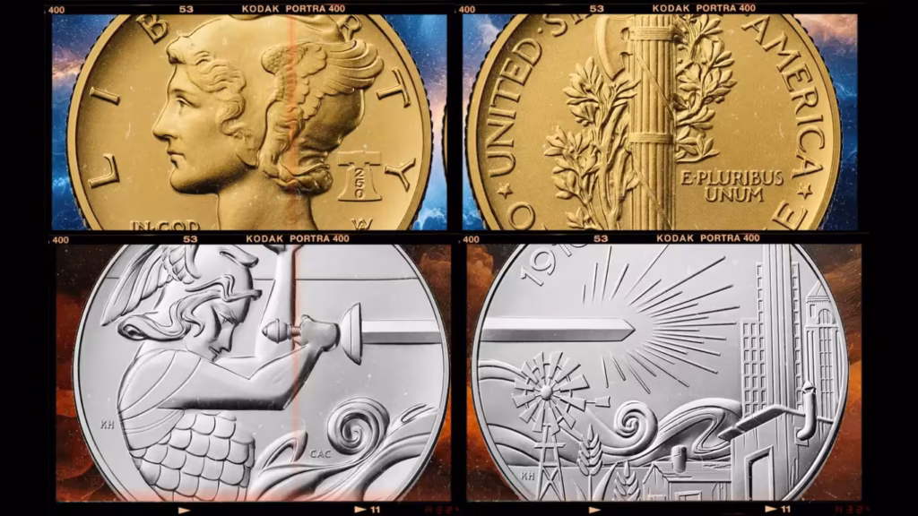 The U.S. Mint launches the Best of the Mint 1916 Mercury Dime Gold Coin and Silver Medal Set for America’s Semiquincentennial