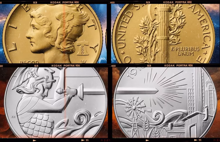 The U.S. Mint launches the Best of the Mint 1916 Mercury Dime Gold Coin and Silver Medal Set for America’s Semiquincentennial